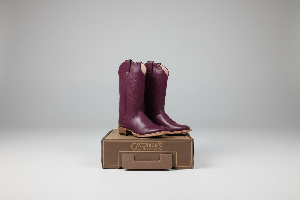 Cream & Burgundy Youth Riding Set - 8-11
