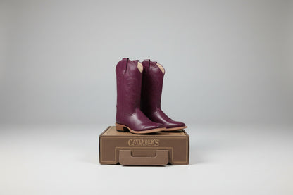 Cream & Burgundy Youth Riding Set - 8-11