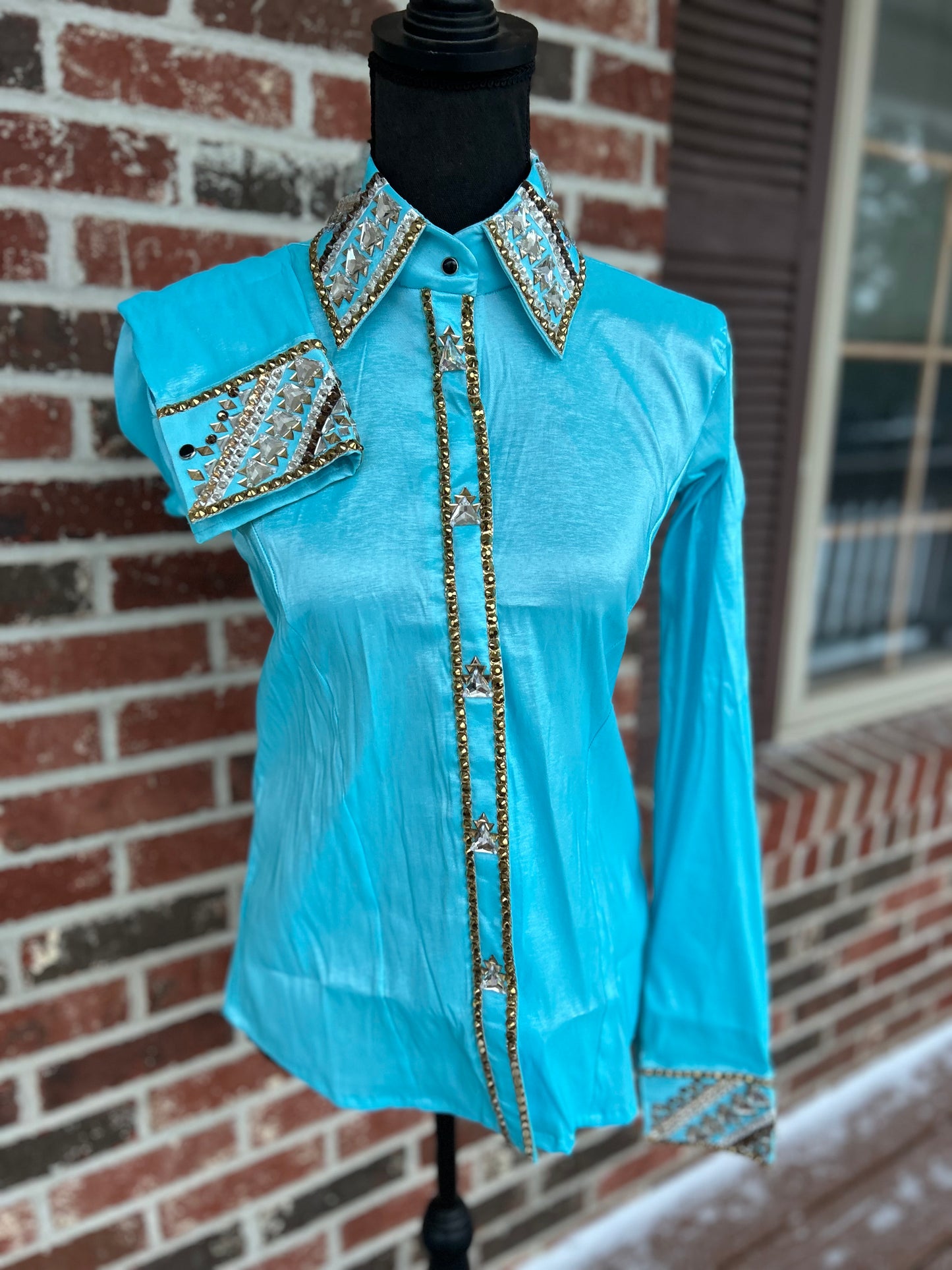 Light Blue & Gold All Day Shirt