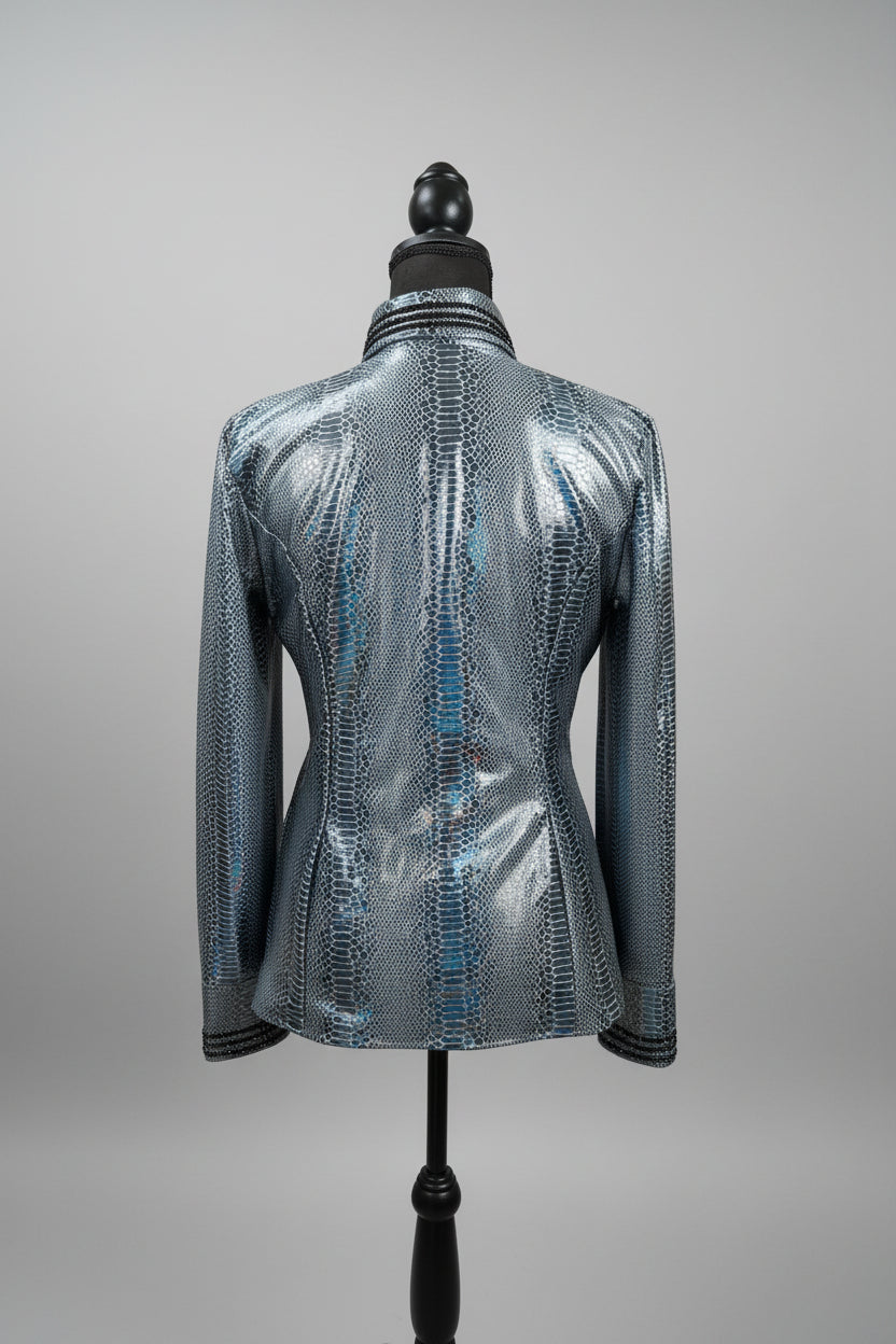 HB Designs - Grey & Black Snakeskin All Day Shirt