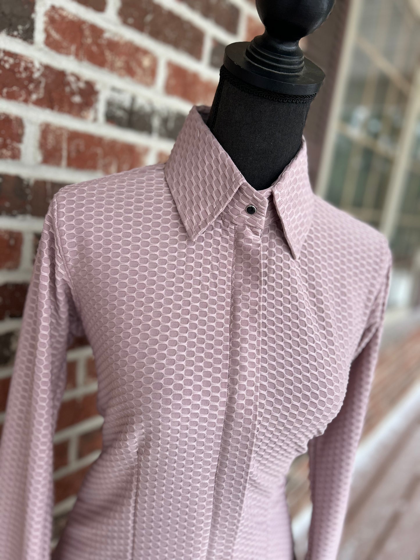 Light Pink Scalloped Show Shirt