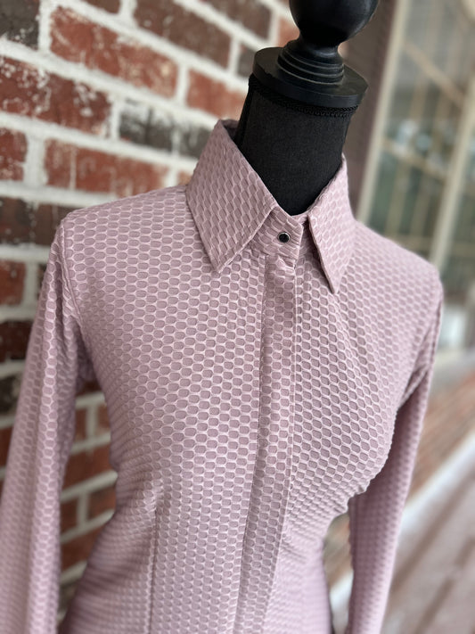 Light Pink Scalloped Show Shirt