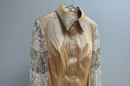Ladies Michelle Armstrong Gold All Day Shirt
