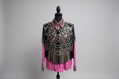 Brown, Pink, Brown Show Set - Ladies 12/14
