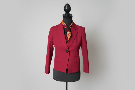 Red Youth Blazer + Scarf