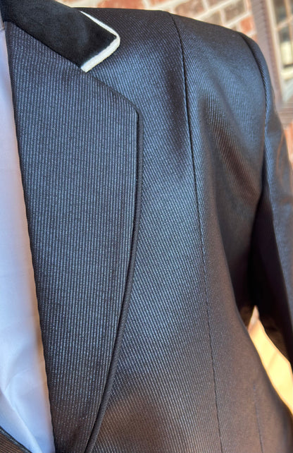 Black Sheen English Hunt Coat