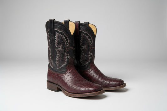 Men’s Lagrange Ostrich Boots - Size 9.5