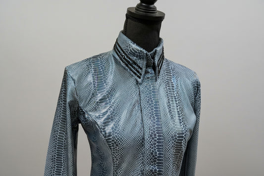 HB Designs - Grey & Black Snakeskin All Day Shirt