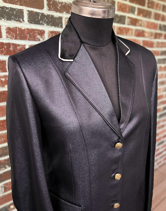 Black Sheen English Hunt Coat