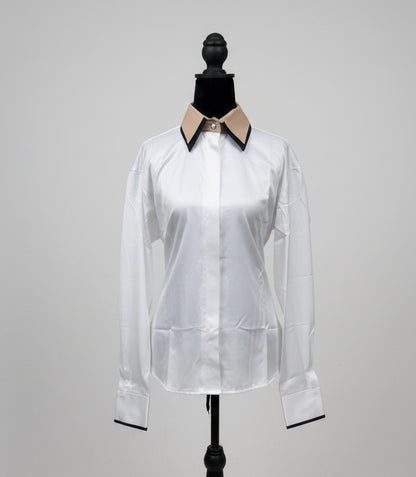 New - White, Navy, Tan Hidden Zip Up