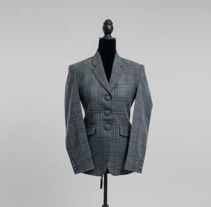 Dark Grey + Chocolate English Hunt Coat