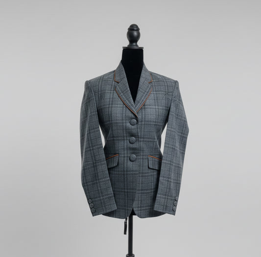 Dark Grey + Chocolate English Hunt Coat