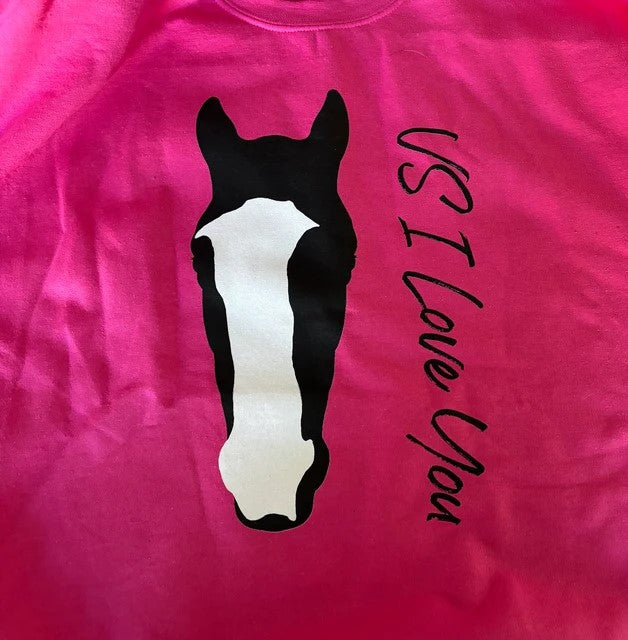 Custom Horse Silhouette Crewneck