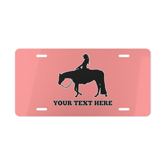 Custom License Plate - Western or English Disciplines