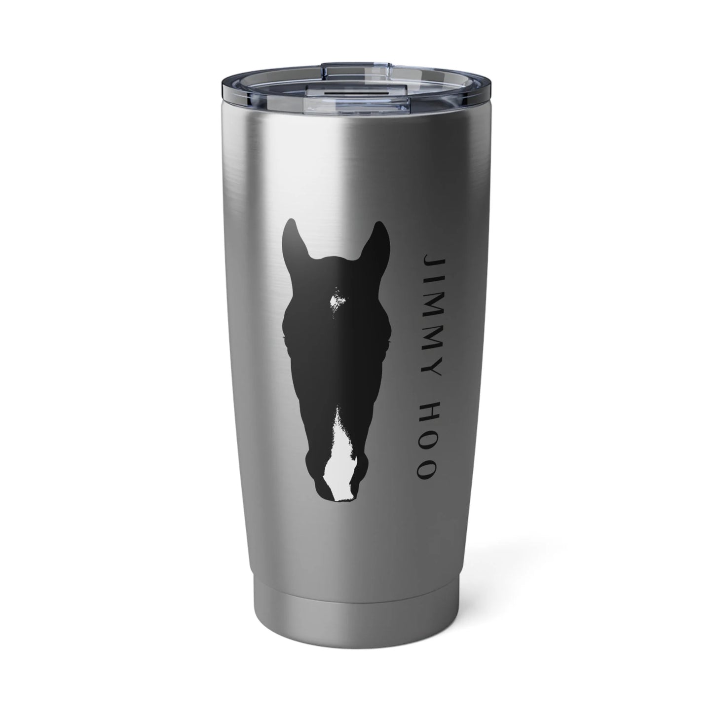 Custom Equine Silhouette Stainless Steel Tumbler