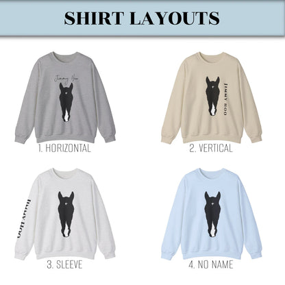 Custom Horse Silhouette Crewneck