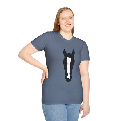 Custom Horse Silhouette Soft T-Shirt