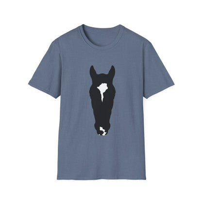 Custom Horse Silhouette Soft T-Shirt