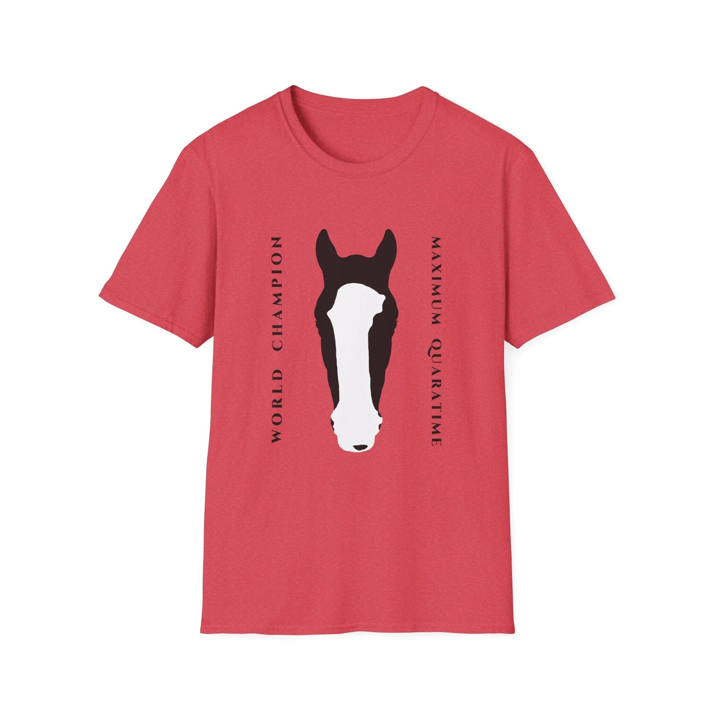 Custom Horse Silhouette Soft T-Shirt