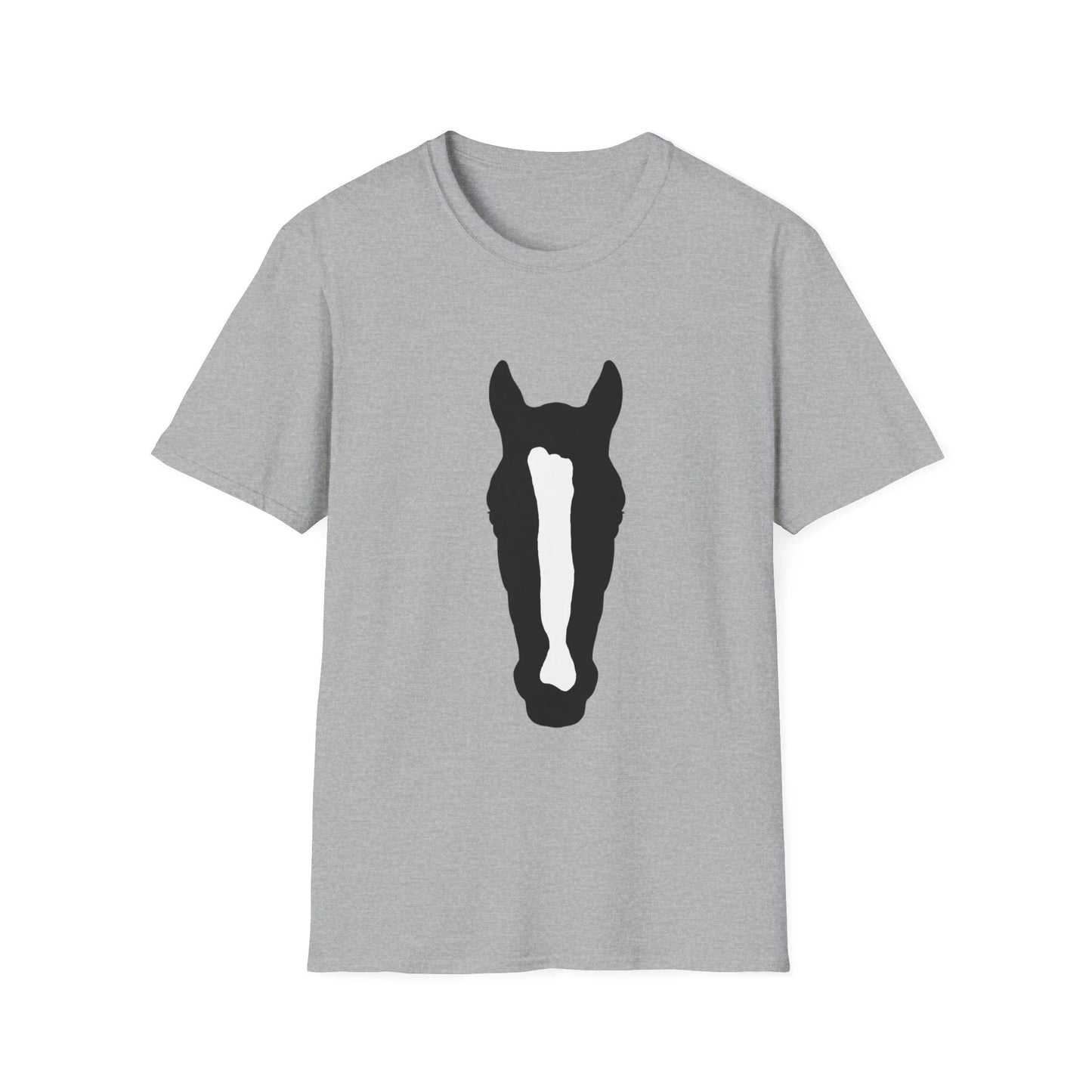 Custom Horse Silhouette Soft T-Shirt